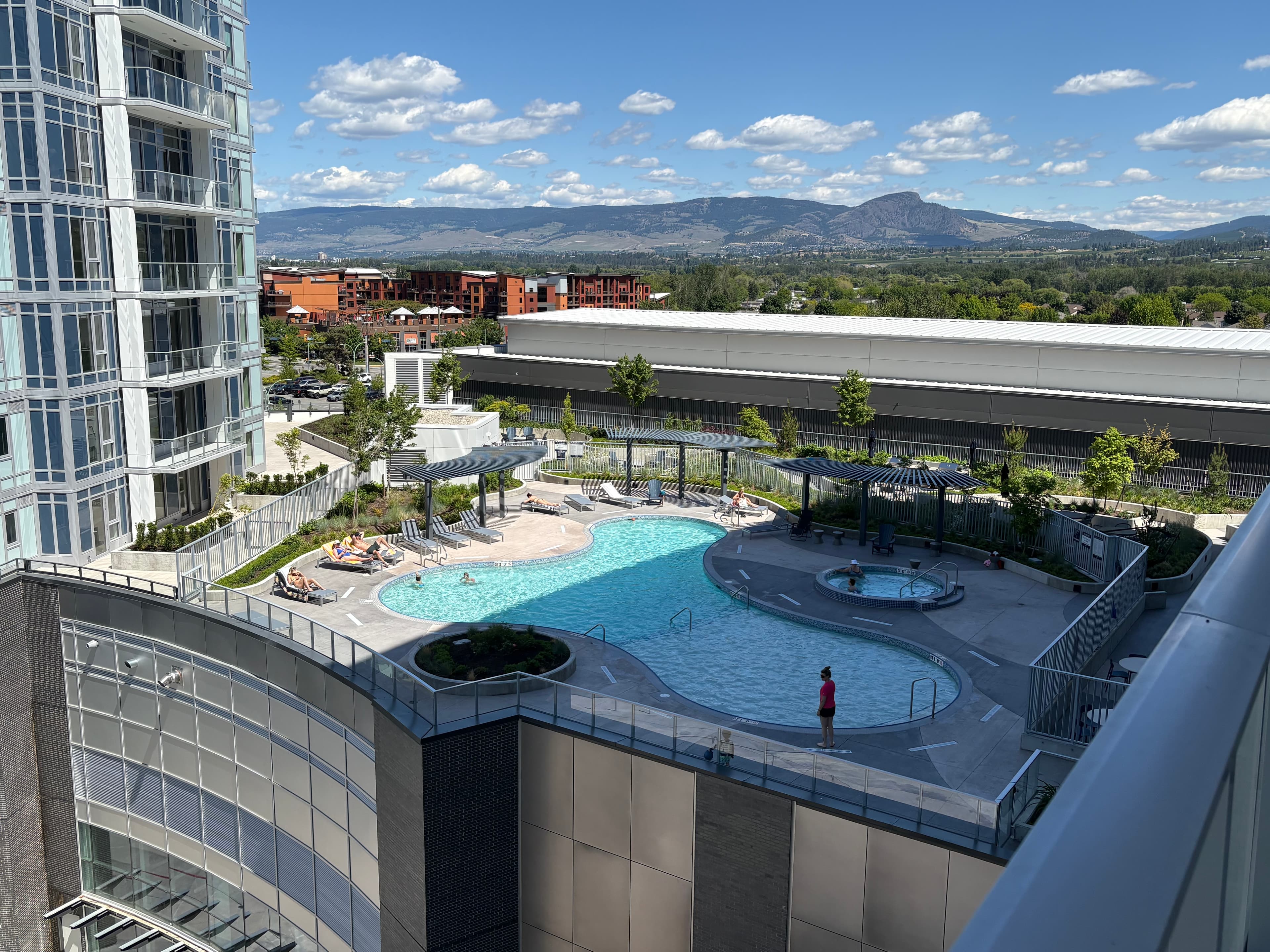 Shared outdoor pool
