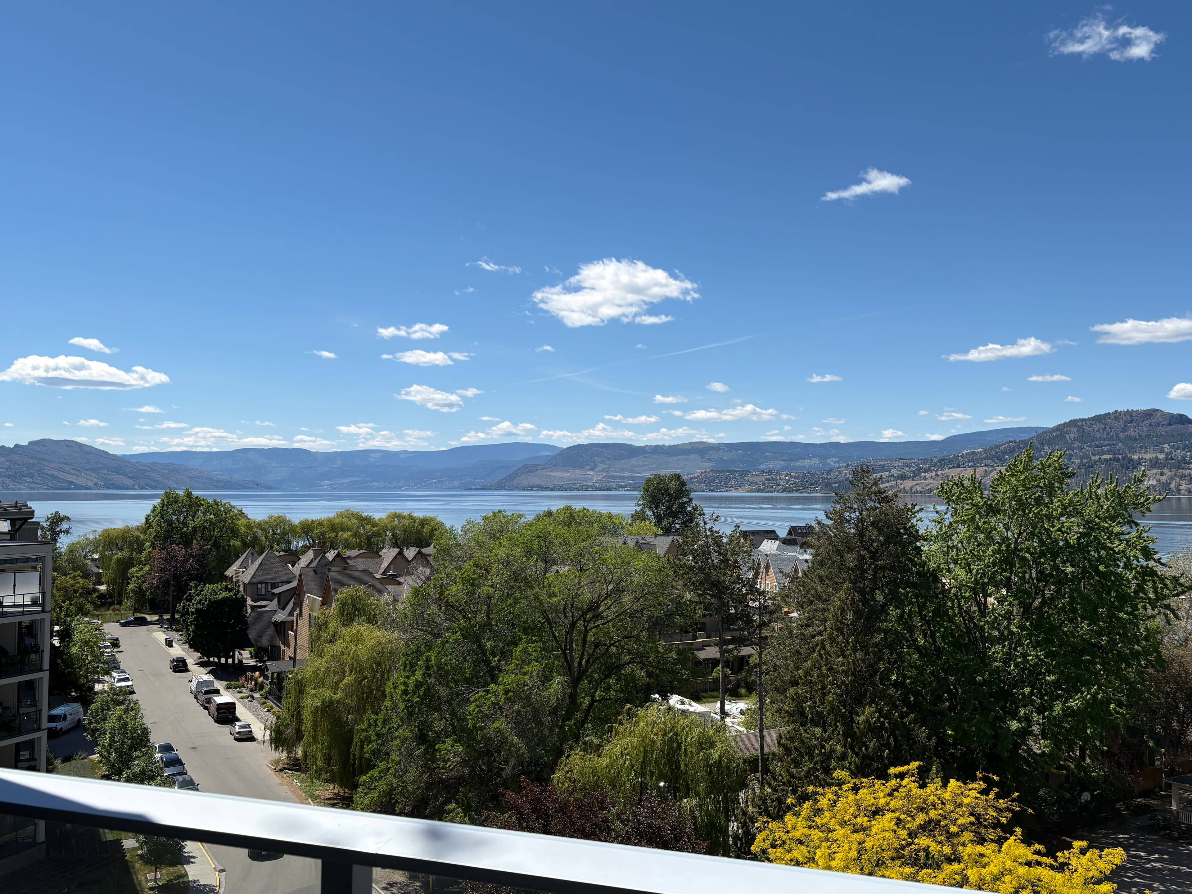 Okanagan Lake from the balcony